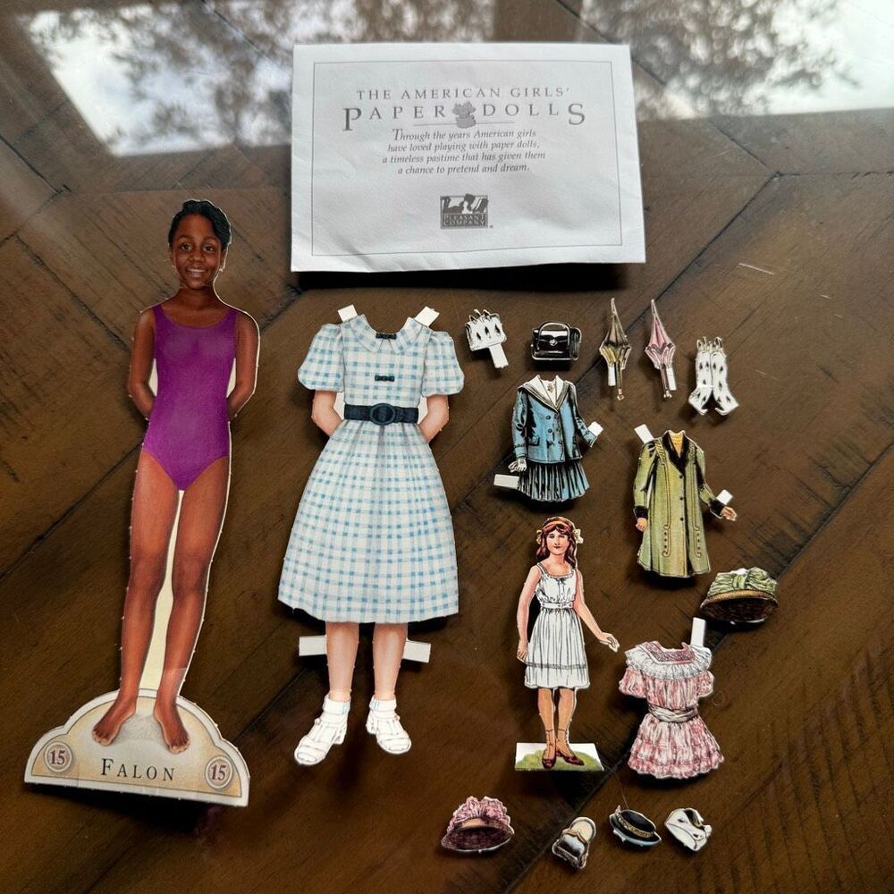 American Girl Pleasant Company Samantha Paper Doll Lot Bundle & More